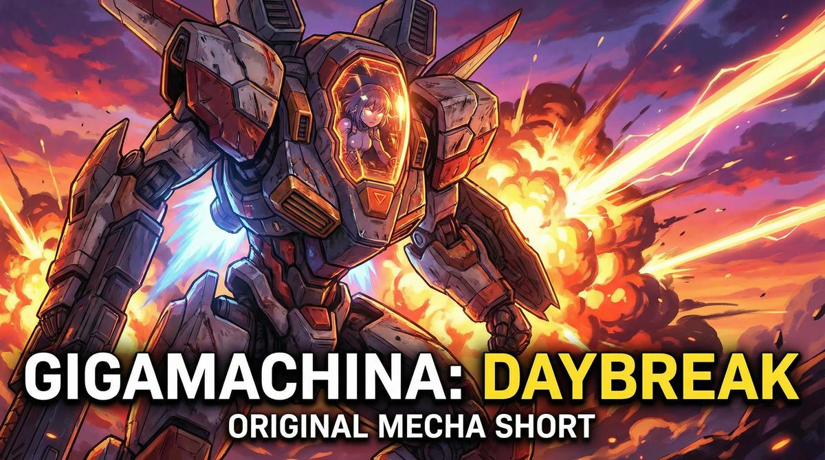 抖音风动漫-机甲黎明破晓